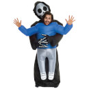Inflatable Adults' Pick Me Up Grim Reaper Costume - Multi