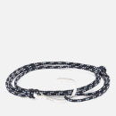 Miansai Men's Rope Bracelet with Silver Hook - Indigo
