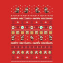 Nintendo Super Mario Happy Holidays The Good Guys Red Christmas Sweatshirt