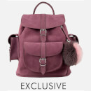 MyBag x Grafea Exclusive Women's Hari Nubuck Backpack - Burgundy