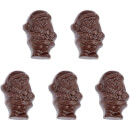 Père Noël en chocolat protéinés