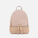 MICHAEL MICHAEL KORS Women's Rhea Zip Medium Stud Backpack - Soft Pink