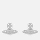 Vivienne Westwood Women's Minnie Bas Relief Earrings - White Crystal