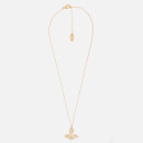 Vivienne Westwood Women's Minnie Bas Relief Pendant Necklace - White Crystal