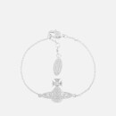Vivienne Westwood Women's Minnie Bas Bracelet - Silver White Crystal