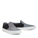 Jack & Jones Men's Rush Chambray Mix Plimsolls - Anthracite
