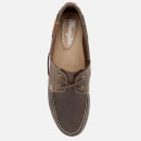 Wrangler Men's Ocean Leather Boat Shoes - Dark Brown