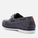 Wrangler Men's Ocean Leather Boat Shoes - Navy