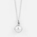Cornelia Webb Women's Pearled Single Necklace - Silver