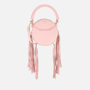 SALAR Women's Lea Fringe Cross Body Bag - Pink