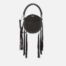 SALAR Women's Lea Fringe Cross Body Bag - Black
