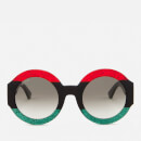 Gucci Women's Round Frame Sunglasses - Red/Black