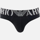 Emporio Armani Men's Stretch Cotton Briefs - Nero