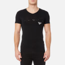 Emporio Armani Men's Stretch Cotton V Neck T-Shirt - Nero