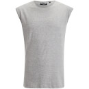 Brave Soul Men's Varley Vest - Light Grey Marl