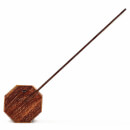 Gingko Octagon One Desk Lamp - Walnut