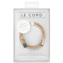 Le Cord Solid Gold Lightning Cable (2m)