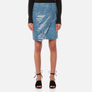 Gestuz Women's Mishael Skirt Snake Print Leather - Grenada Snake