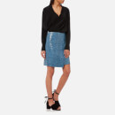Gestuz Women's Mishael Skirt Snake Print Leather - Grenada Snake