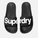 Superdry Men's Superdry Pool Slide Sandals - Black/Optic White