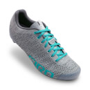 Giro Empire E70 Knit Women's Road Cycling Shoes - Grey/Glacier