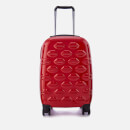 Lulu Guinness Women's Small Lips Hardside Spinner Case - Classic Red