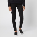 Calvin Klein Women's Mid Rise Skinny Jeans - Pop Black