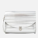 The Cambridge Satchel Company Women's Large Push Lock - Silver Borderline