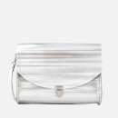 The Cambridge Satchel Company Women's Push Lock Bag - Silver Borderline