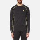 Lyle & Scott Men's Jenkins Long Sleeve Training T-Shirt - True Black