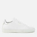 Axel Arigato Women's Clean 90 Leather Cupsole Trainers - White/Silver