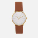 Junghans Men's Max Bill Hand Winding Watch - White/Tan