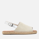TOMS Women's Clara Suede Espadrille Sandals - Birch/Silver