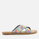 TOMS Women's Viv Cross Front Slide Sandals - Multi Tribal