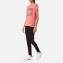 Superdry Women's Athletic Slim Boyfriend T-Shirt - Cheerleader Pink