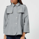 Emporio Armani Women's Short Caban Coat - Grey