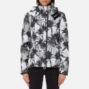 Superdry Women's Black Edition Windcheater Jacket - Mono Palm/Black/Neon Pink