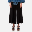 MM6 Maison Margiela Women's Structured Twill Jersey Trousers - Black
