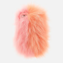 Charlotte Simone Women's Phone Fluff iPhone Case - Pastel Pink/Apricot