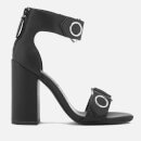 Senso Women's Lala Leather Heeled Sandals - Ebony
