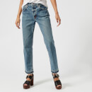 Helmut Lang Women's Straight Jeans - Light Blue