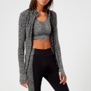 M-Life Women's Seamless Jacket - Black Marl