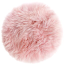 Royal Dream Heavenly Pink Sheepskin Stool