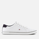 Tommy Hilfiger Men's Canvas Low Top Trainers - White