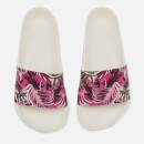 Hunter Women's Original Jungle Print Slide Sandals - White