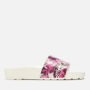 Hunter Women's Original Jungle Print Slide Sandals - White