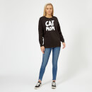 Cat Mom Women's Sweatshirt - Black