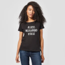 All Guests Must Be Approved By The Cat Women's T-Shirt - Black