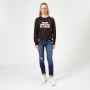 I'm Just Here To Pet The Dogs Women's Sweatshirt - Black