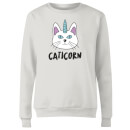 Caticorn Women's Sweatshirt - White
